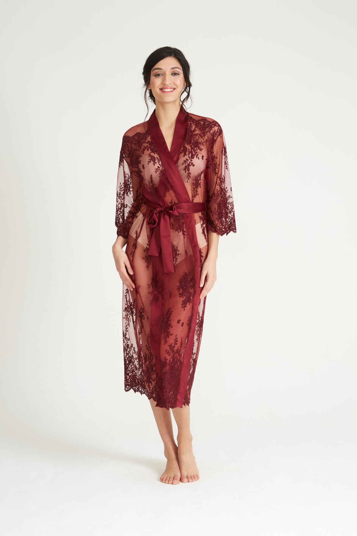 Long Lace Robe from RYA collection - 220N