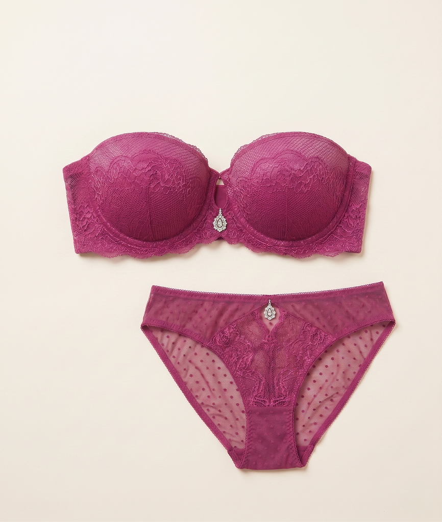 Yeni Inci Lace Partial Coverage 2 Piece Set - 5041504