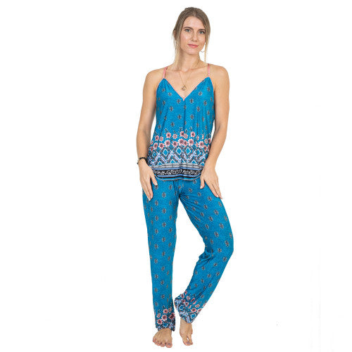 Pajamas Long Floral  - 34048