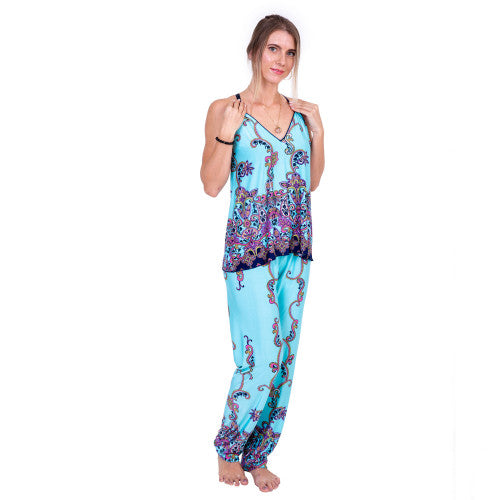 Pajamas Long Floral  - 34048