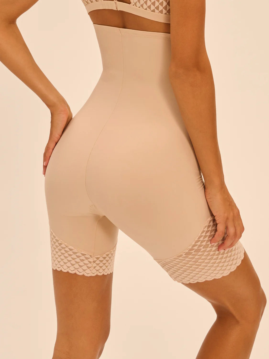 Simone Perele High Waist Cotton Corset Shorts - 19Y671