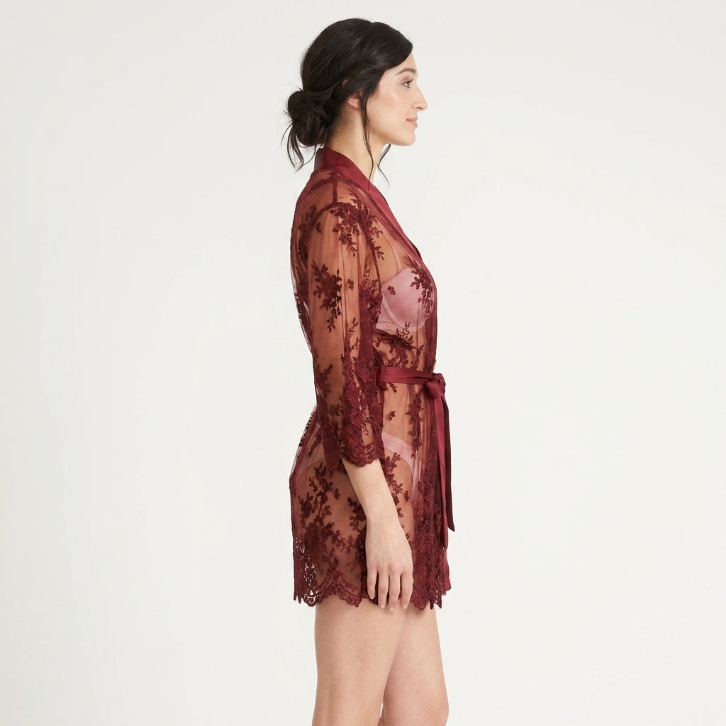 Short LaceRobe from RYA Collection - 197N