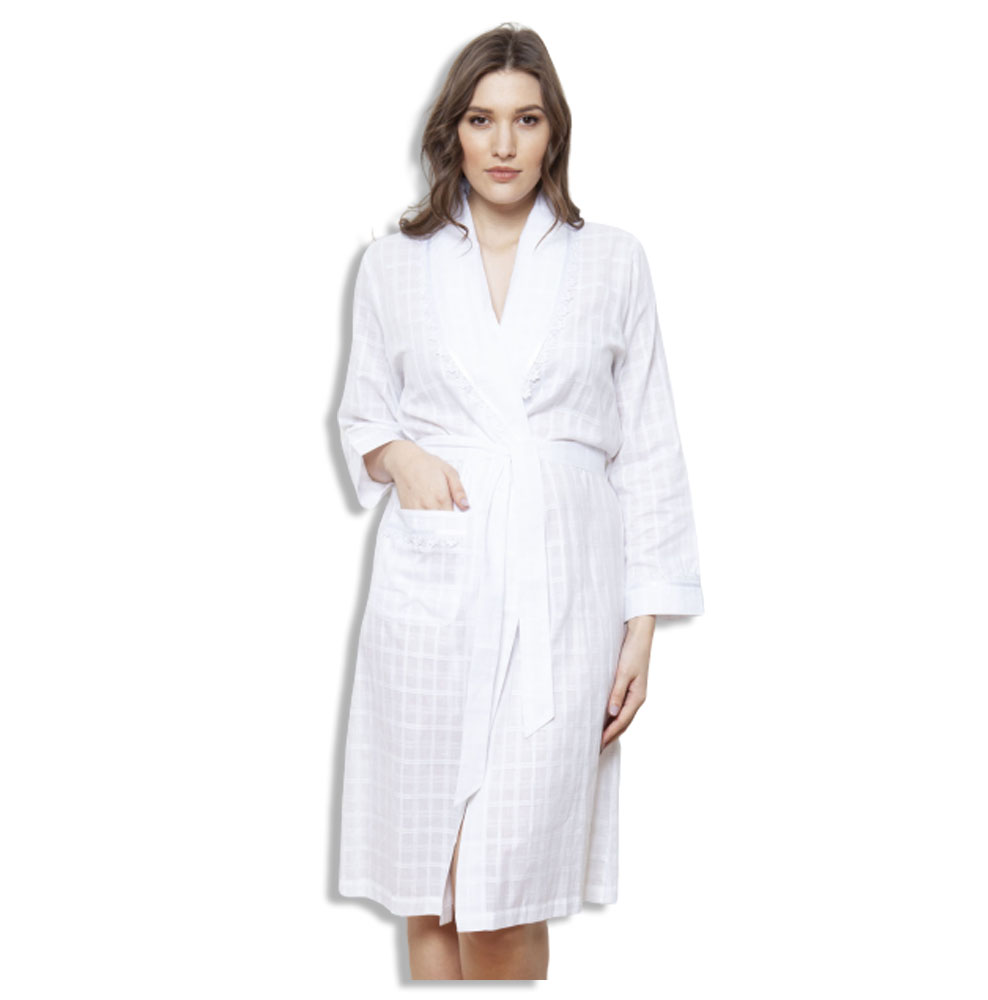 روب طويل كلاسيكي من Cotton Real - INDY