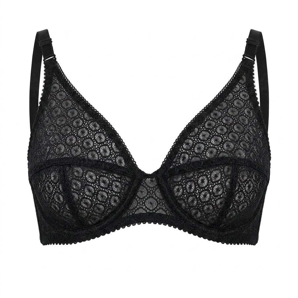 Yeni Inci Full Coverage Lace Bra - 3023