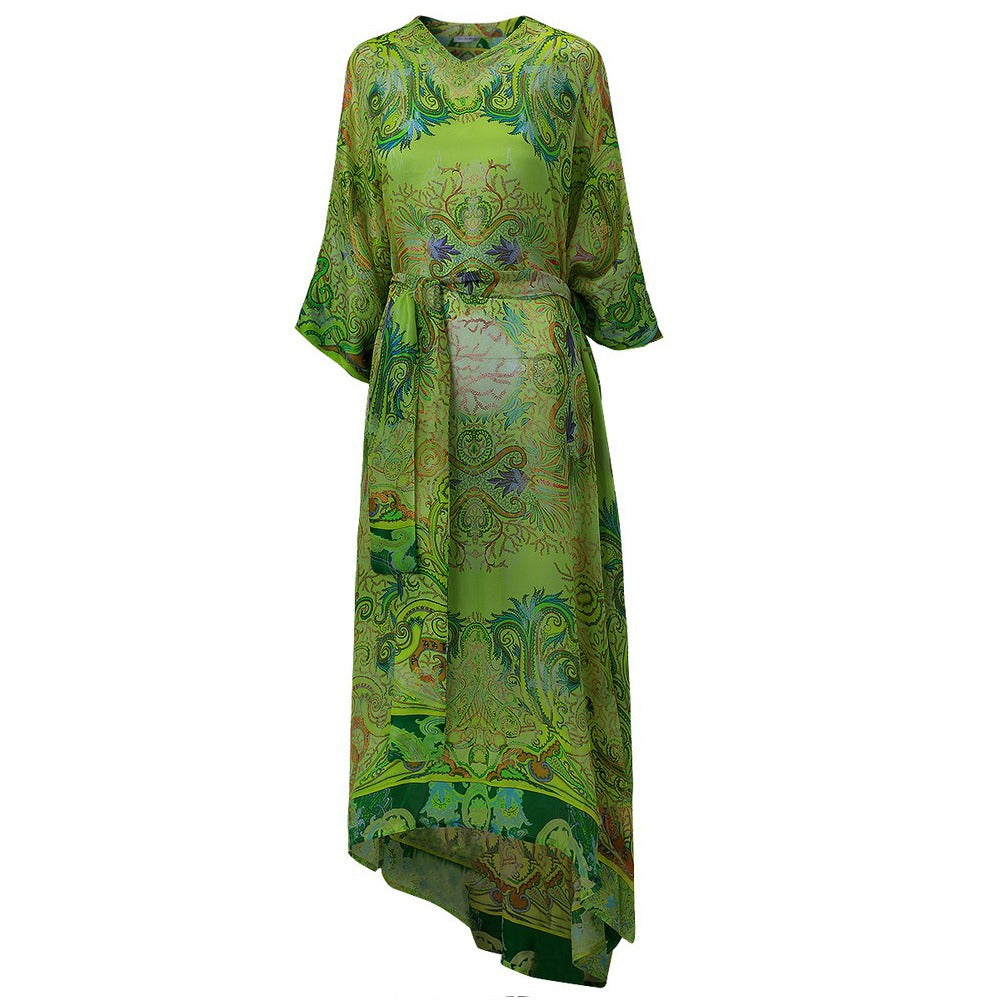 EVA B. BITZER Floral Silk Jalabiya - 836/31704SE