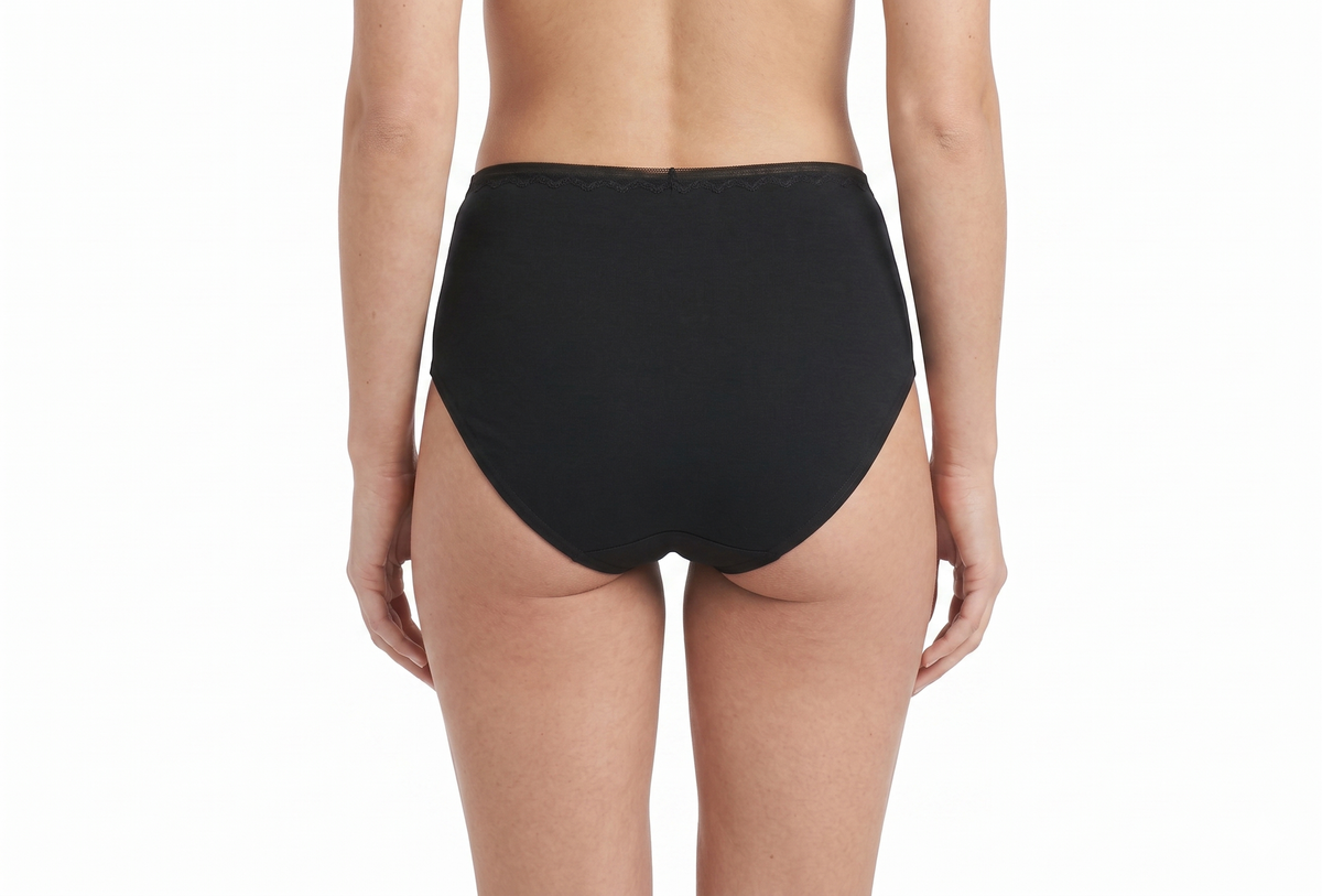 Classic high-cut cotton briefs, 3-pack, from Rayes Lingerie - BU225