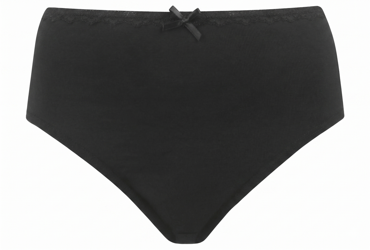 Classic high-cut cotton briefs, 3-pack, from Rayes Lingerie - BU225